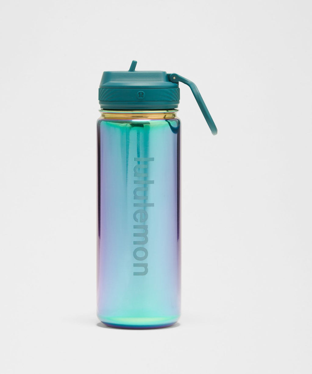 Back to Life Sport Bottle 18oz *Straw Lid Aurora Blue/Midnight Teal
