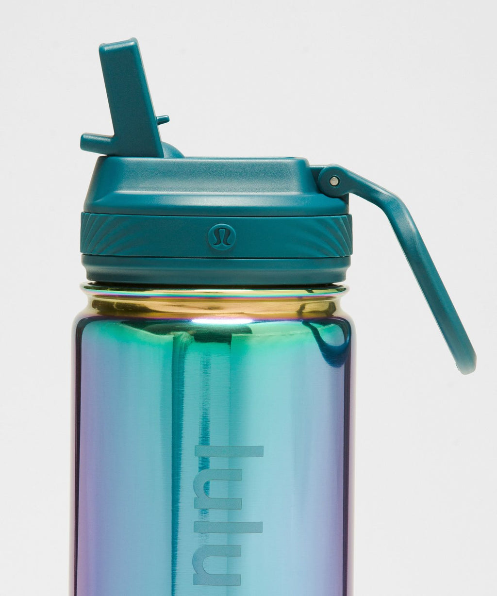 Back to Life Sport Bottle 18oz *Straw Lid Aurora Blue/Midnight Teal