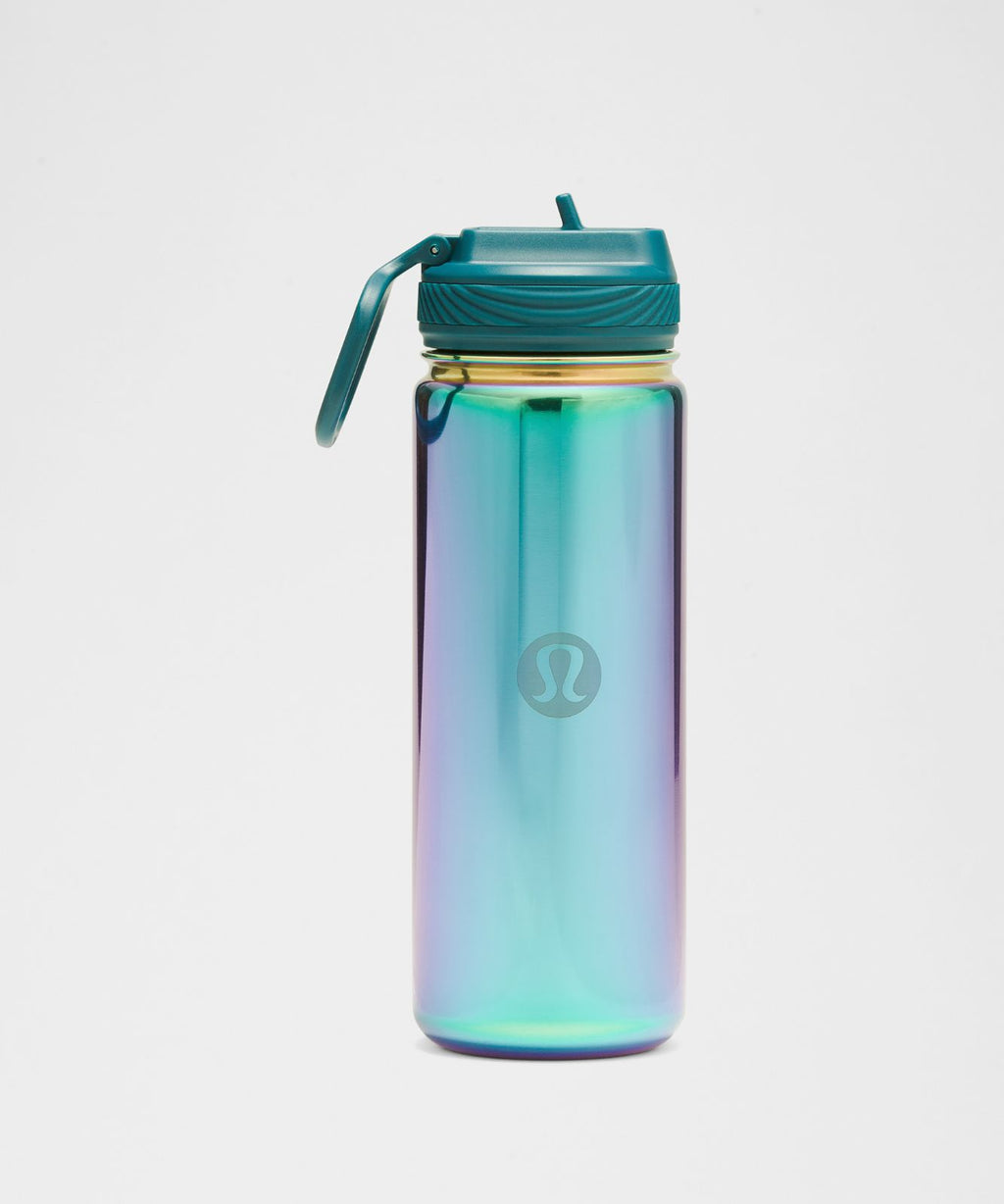 Back to Life Sport Bottle 18oz *Straw Lid Aurora Blue/Midnight Teal