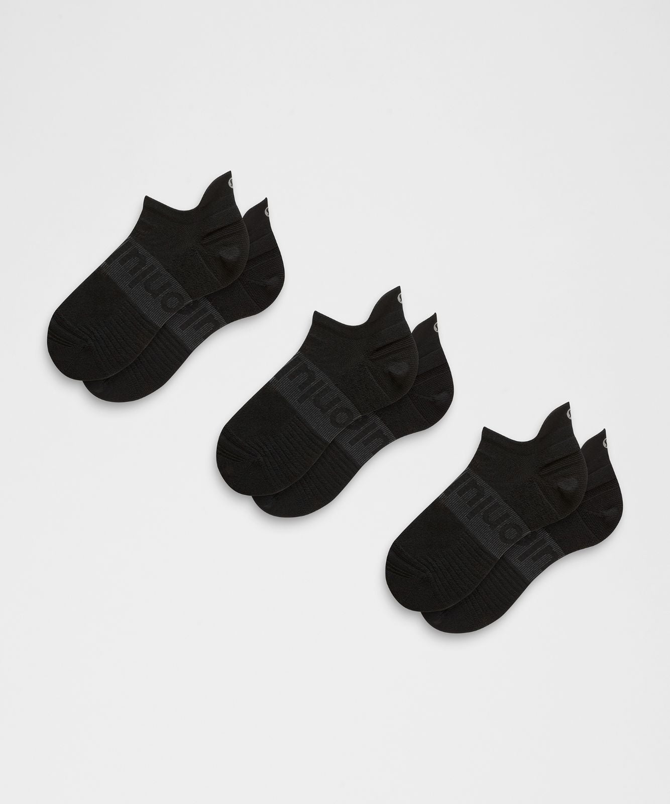 Unisex Power Stride Tab Socks *3 Pack Black