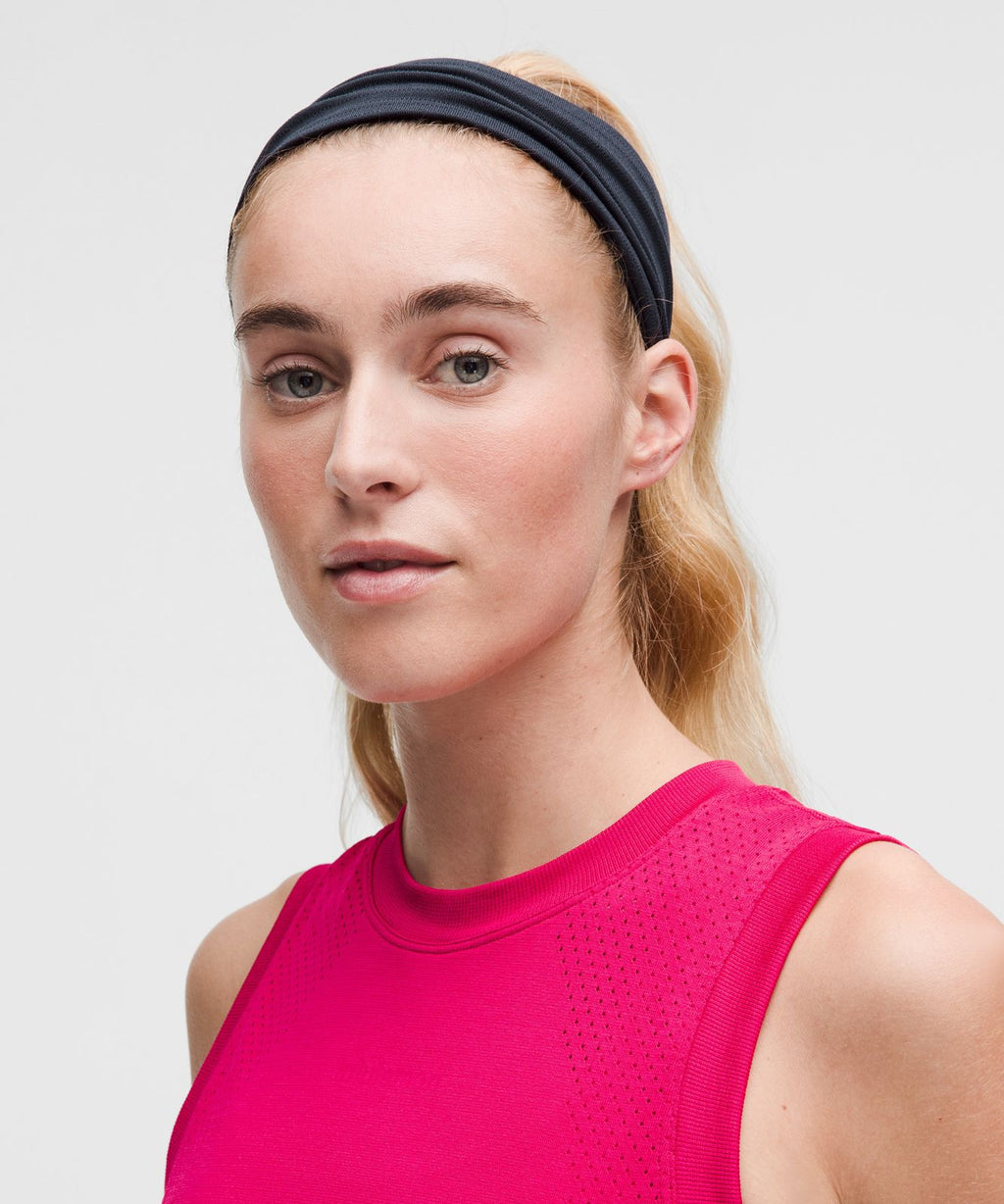License to Train Wide Headband True Navy
