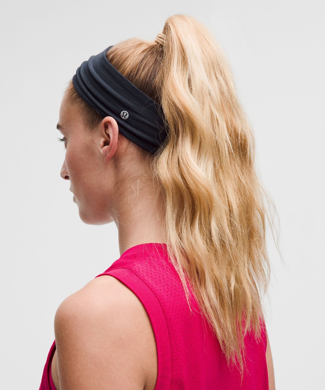 License to Train Wide Headband True Navy