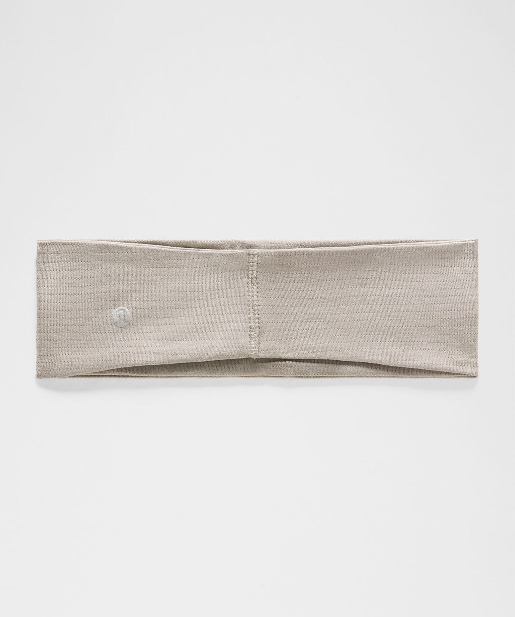 License to Train Wide Headband Warm Ash Grey