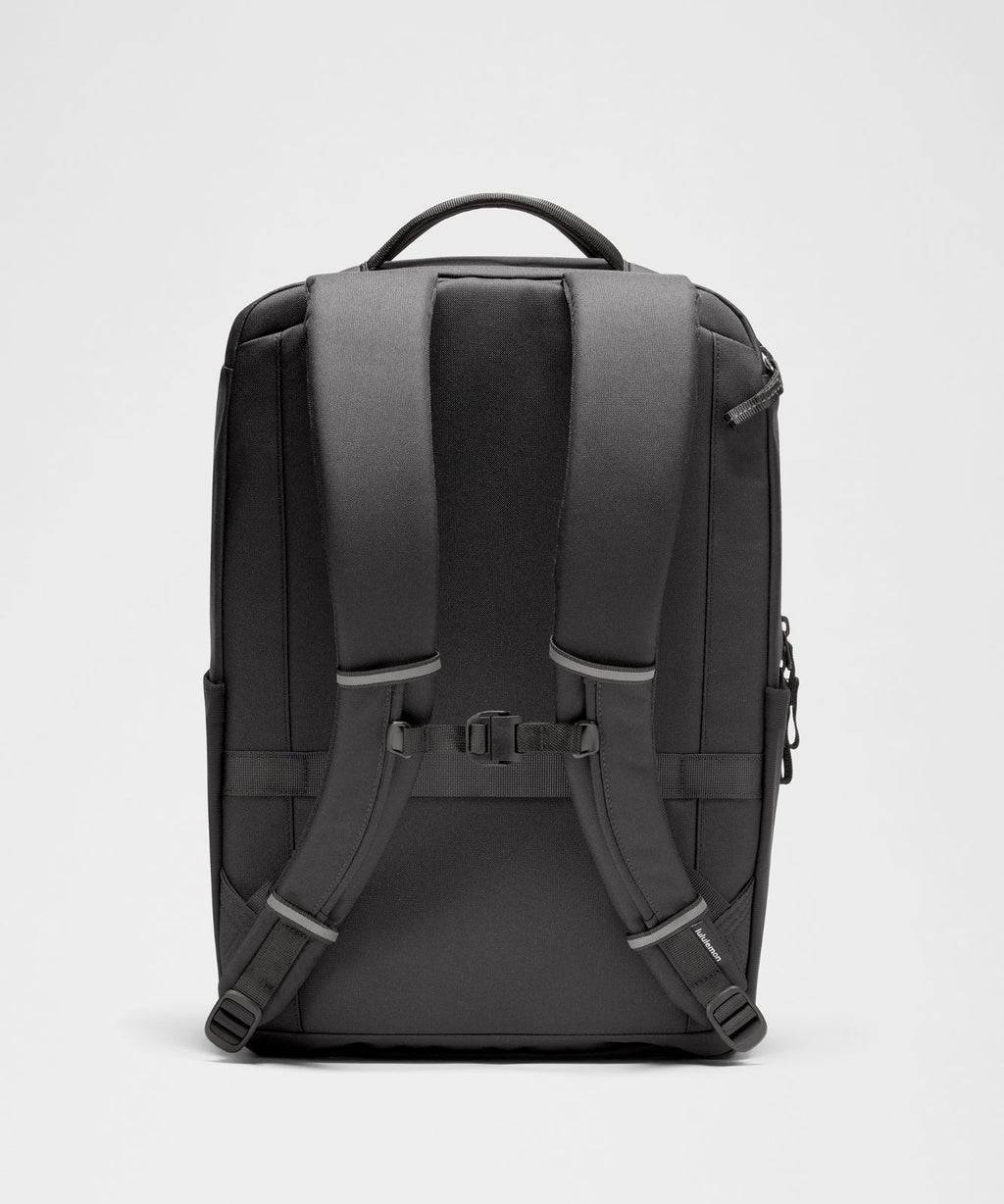 Double-Zip Backpack 22L *Tech Canvas Black/Graphite Grey