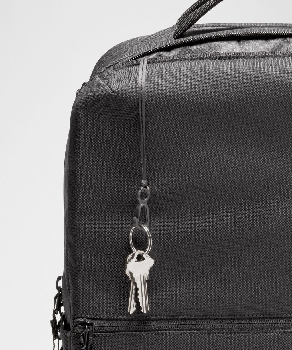 Double-Zip Backpack 22L *Tech Canvas Black/Graphite Grey