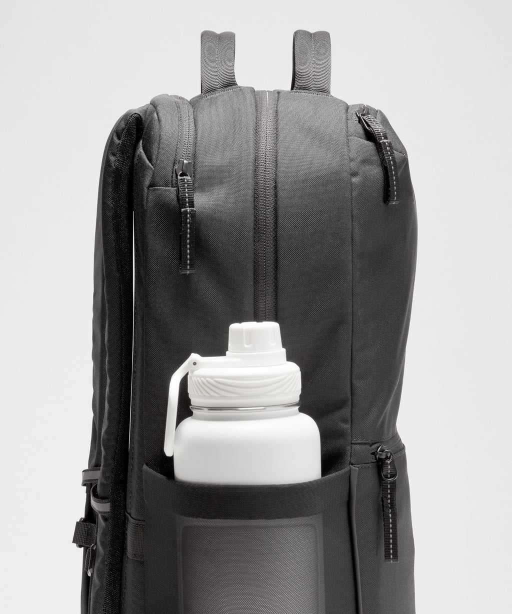 Double-Zip Backpack 22L *Tech Canvas Black/Graphite Grey