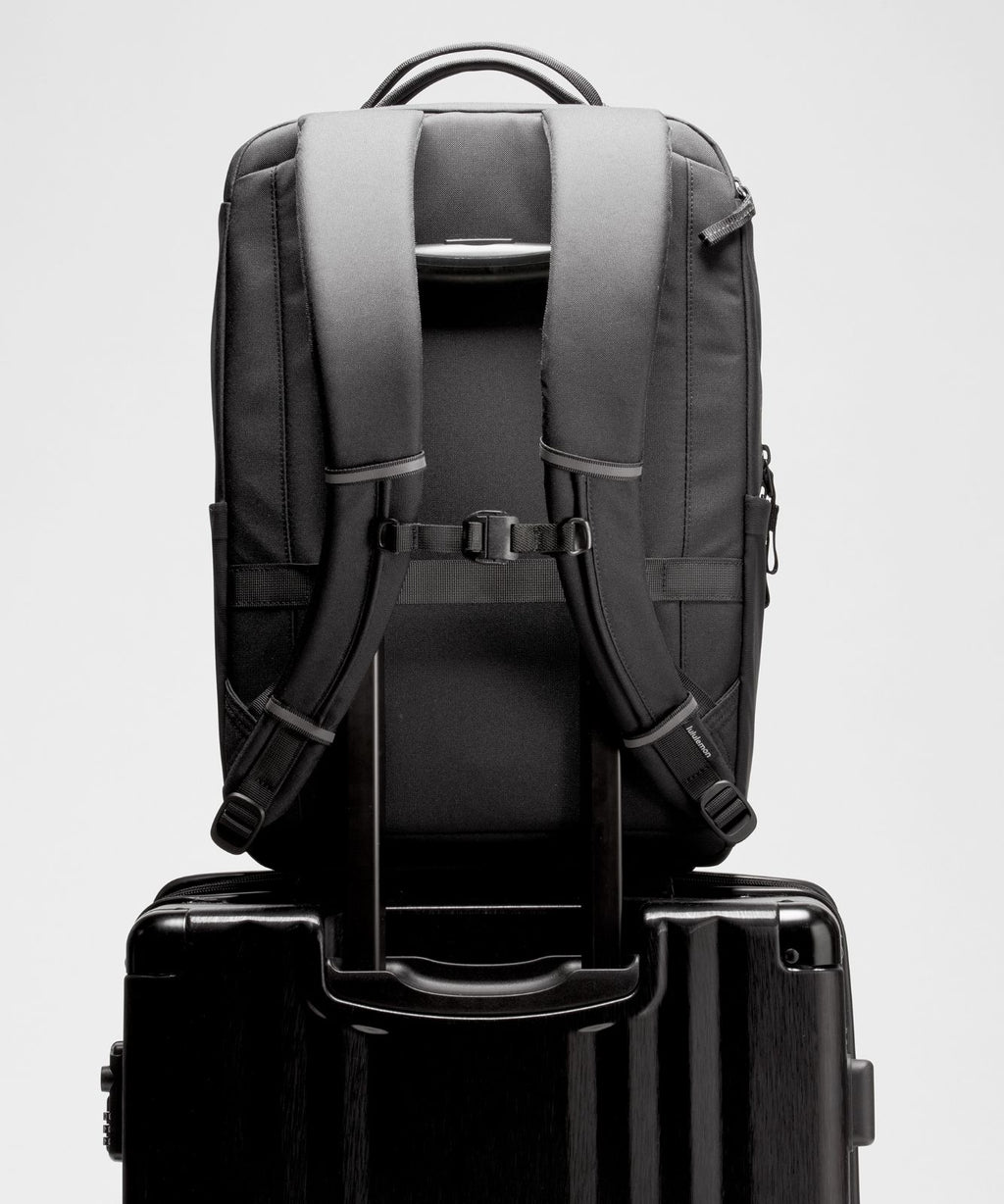 Double-Zip Backpack 22L *Tech Canvas Black/Graphite Grey