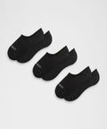 Unisex Daily Essential No-Show Socks *3 Pack Black