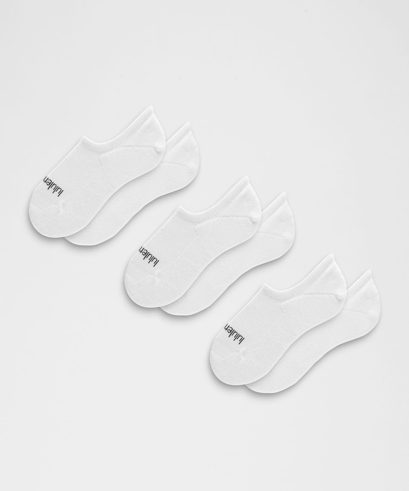 Unisex Daily Essential No-Show Socks *3 Pack White