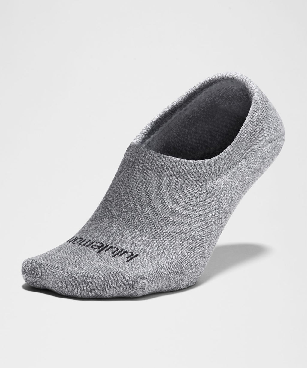 Unisex Daily Essential No-Show Socks *3 Pack White/Heathered Core Light Grey/Black