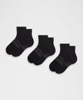 Unisex Power Stride Ankle Socks *3 Pack Black