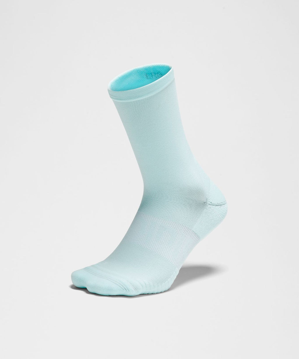 Unisex Power Stride Crew Socks *3 Pack Aquamarine/Heathered Grey/Going Grape