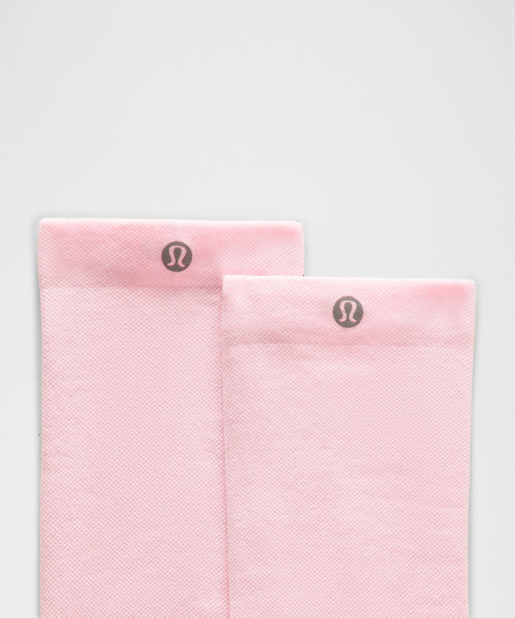 Unisex Power Stride Crew Socks *3 Pack Pink Pearl/White/Starch Blue