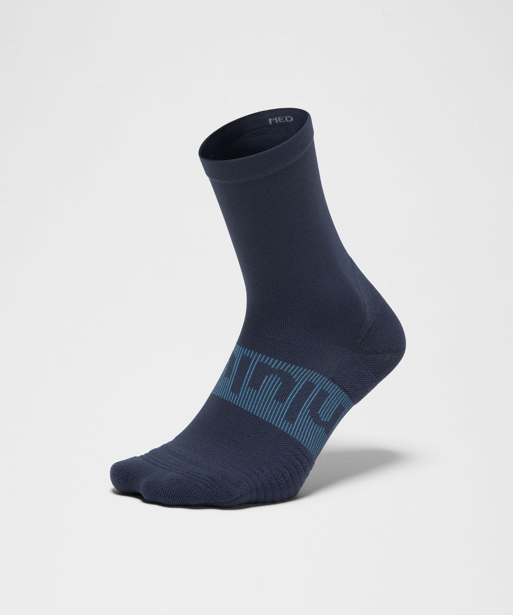 Unisex Power Stride Crew Socks *3 Pack Club Blue/White/Onyx Grey