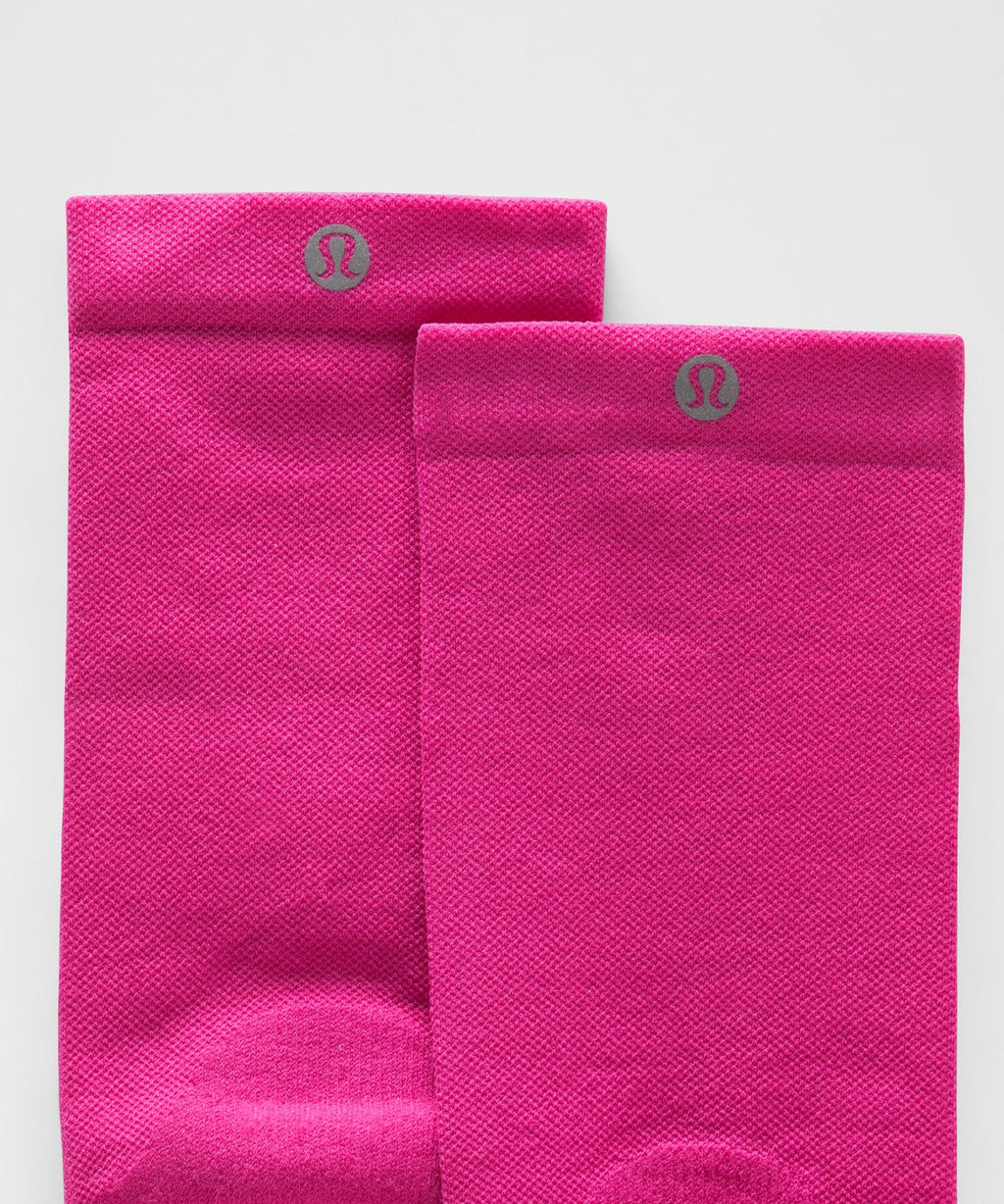Unisex Power Stride Crew Socks *3 Pack Pink Flare/Star Burst Tone/Citrus Sizzle Tone