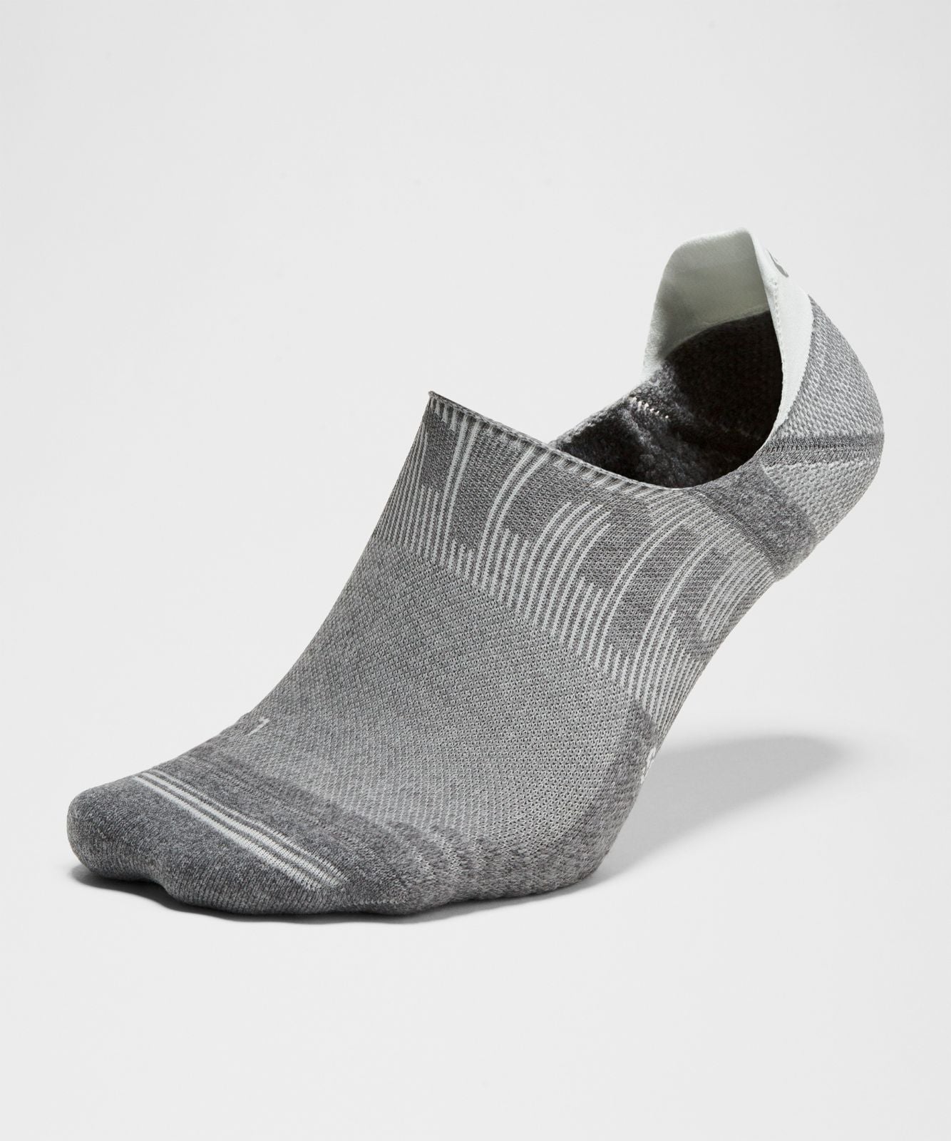 Unisex Power Stride No-Show Socks *3 Pack White/Heather Grey/Black