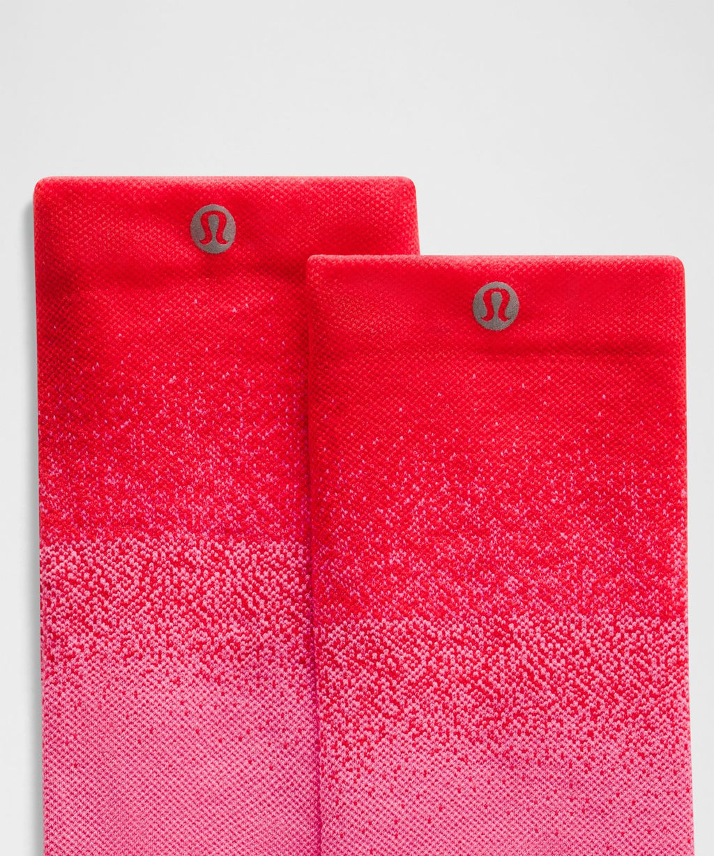 Unisex Power Stride Crew Socks *3 Pack Lululemon Red/Serene Blue/Black