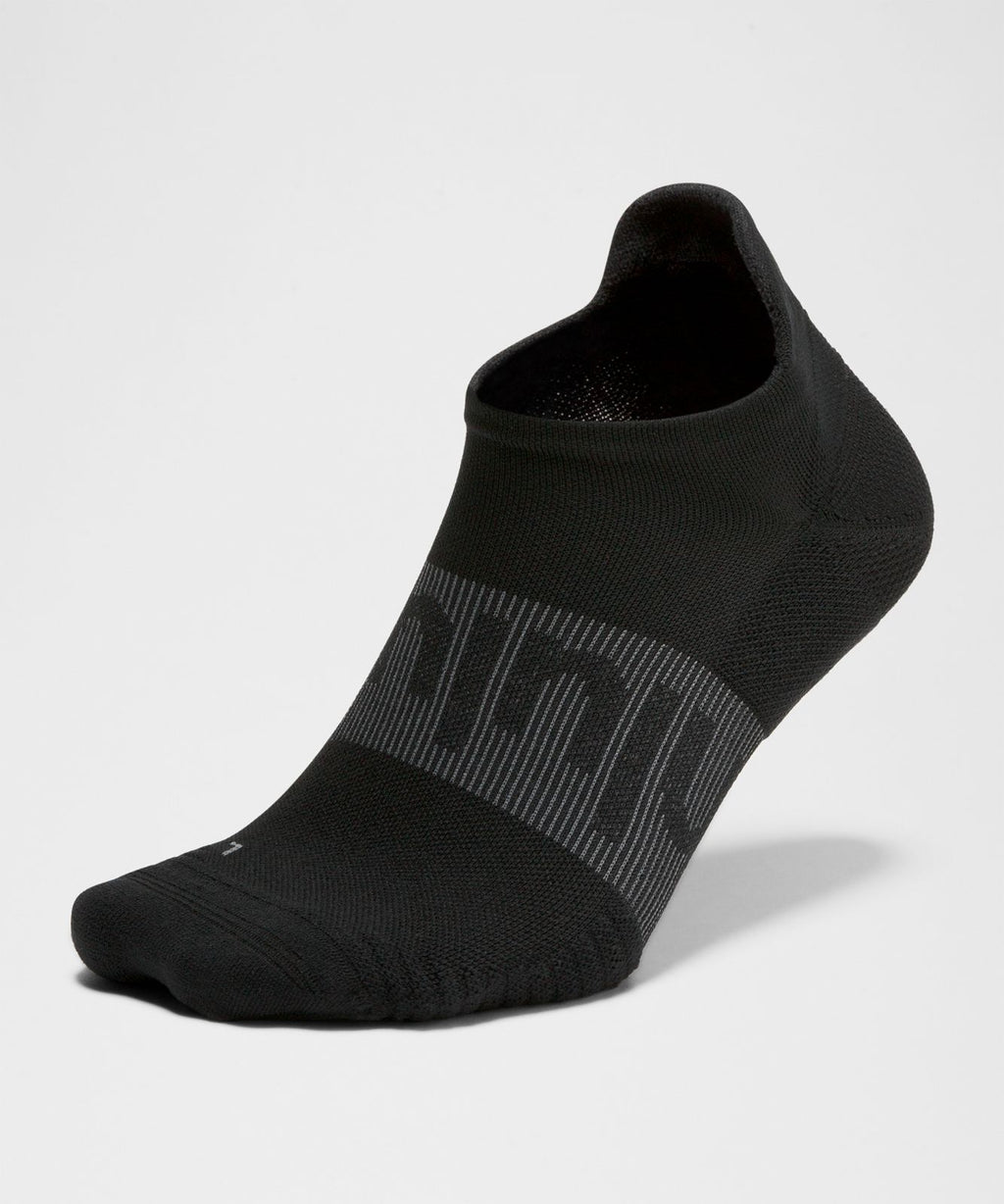 Unisex Power Stride Tab Socks Black