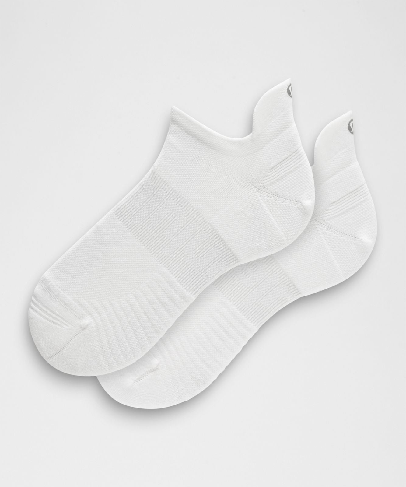 Unisex Power Stride Tab Socks White