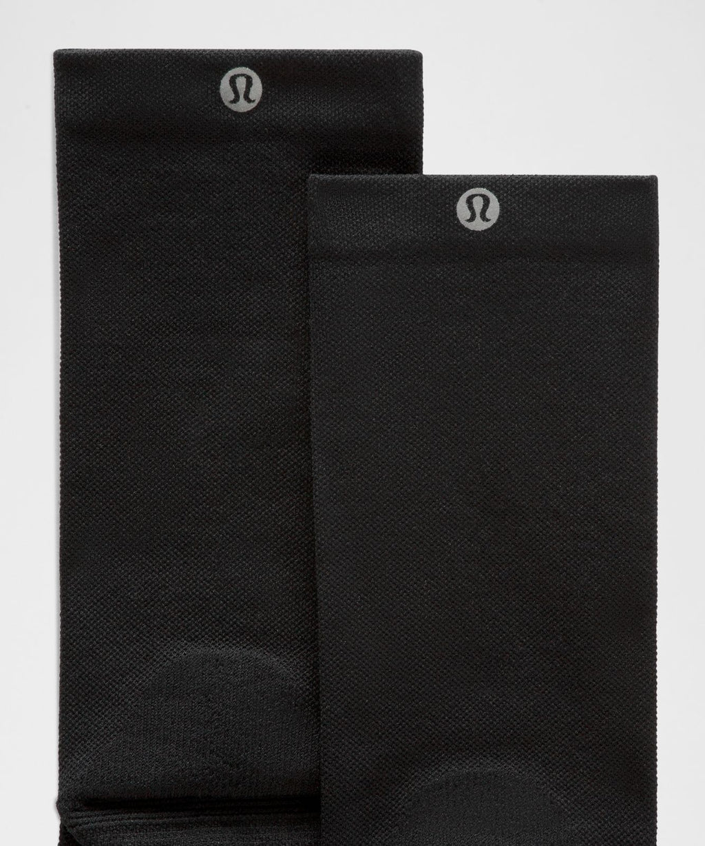Unisex Power Stride Crew Socks Black