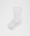 Unisex Power Stride Crew Socks White