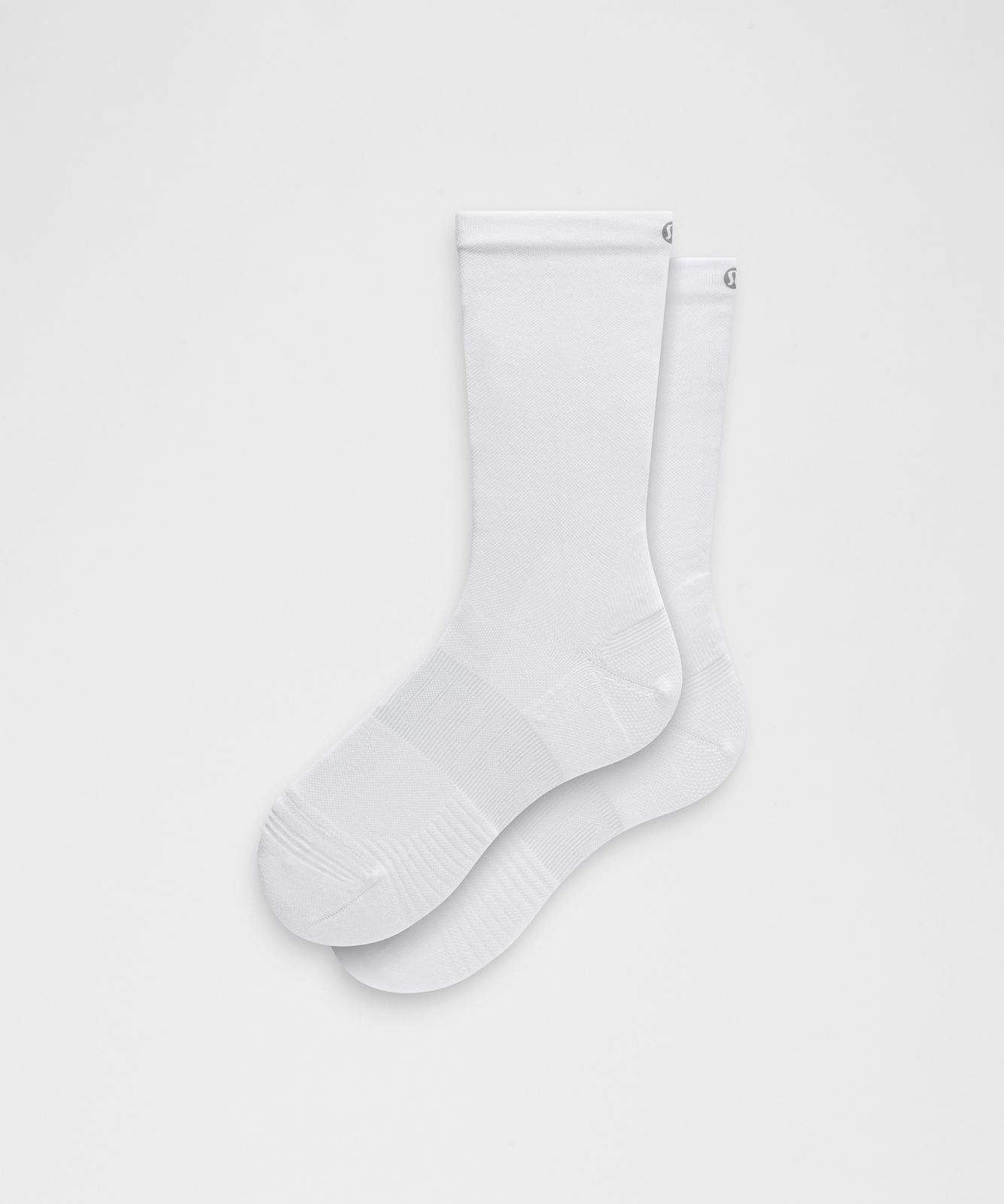 Unisex Power Stride Crew Socks White