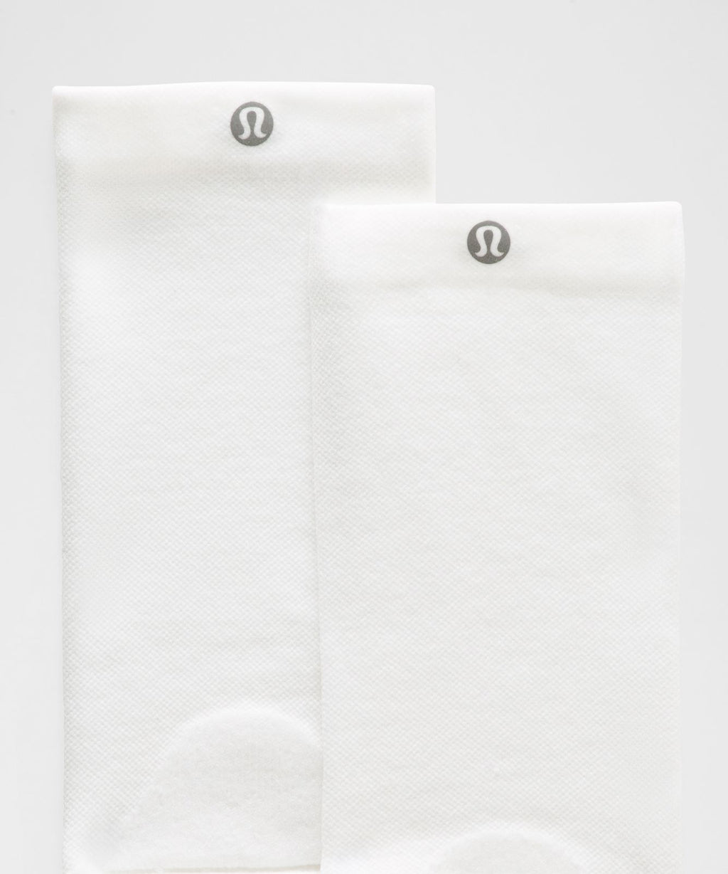 Unisex Power Stride Crew Socks White