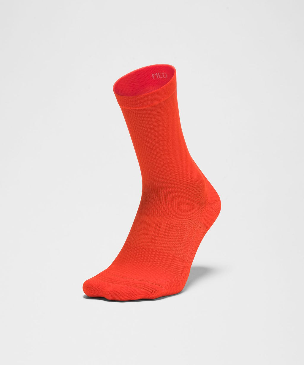 Unisex Power Stride Crew Socks Spicy Orange