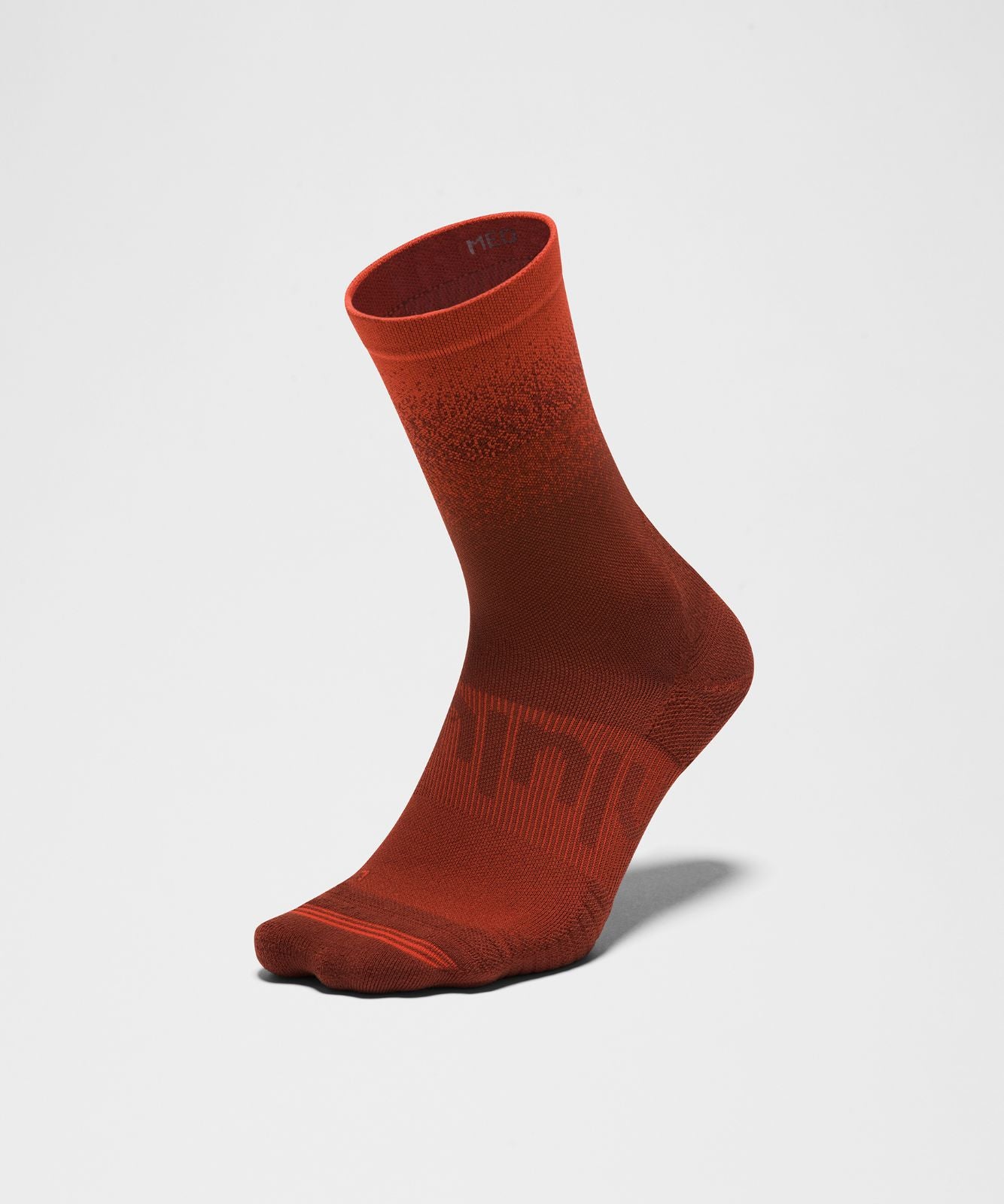 Unisex Power Stride Crew Socks Ombre Cherry Ember/Cranberry Charm