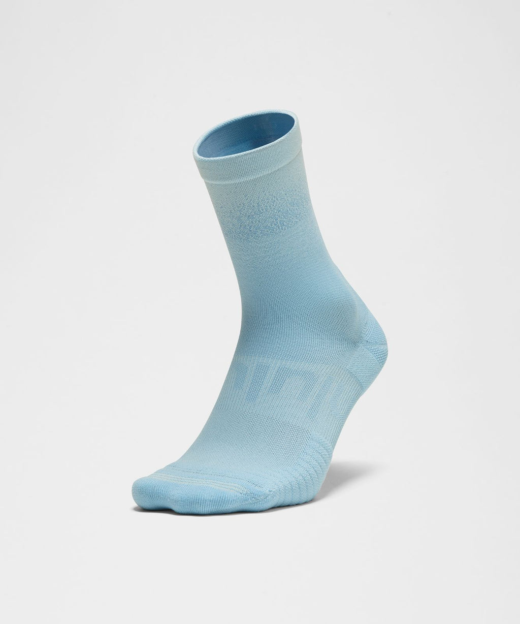 Unisex Power Stride Crew Socks Ombre Foam Cloud/Dreamy Blue