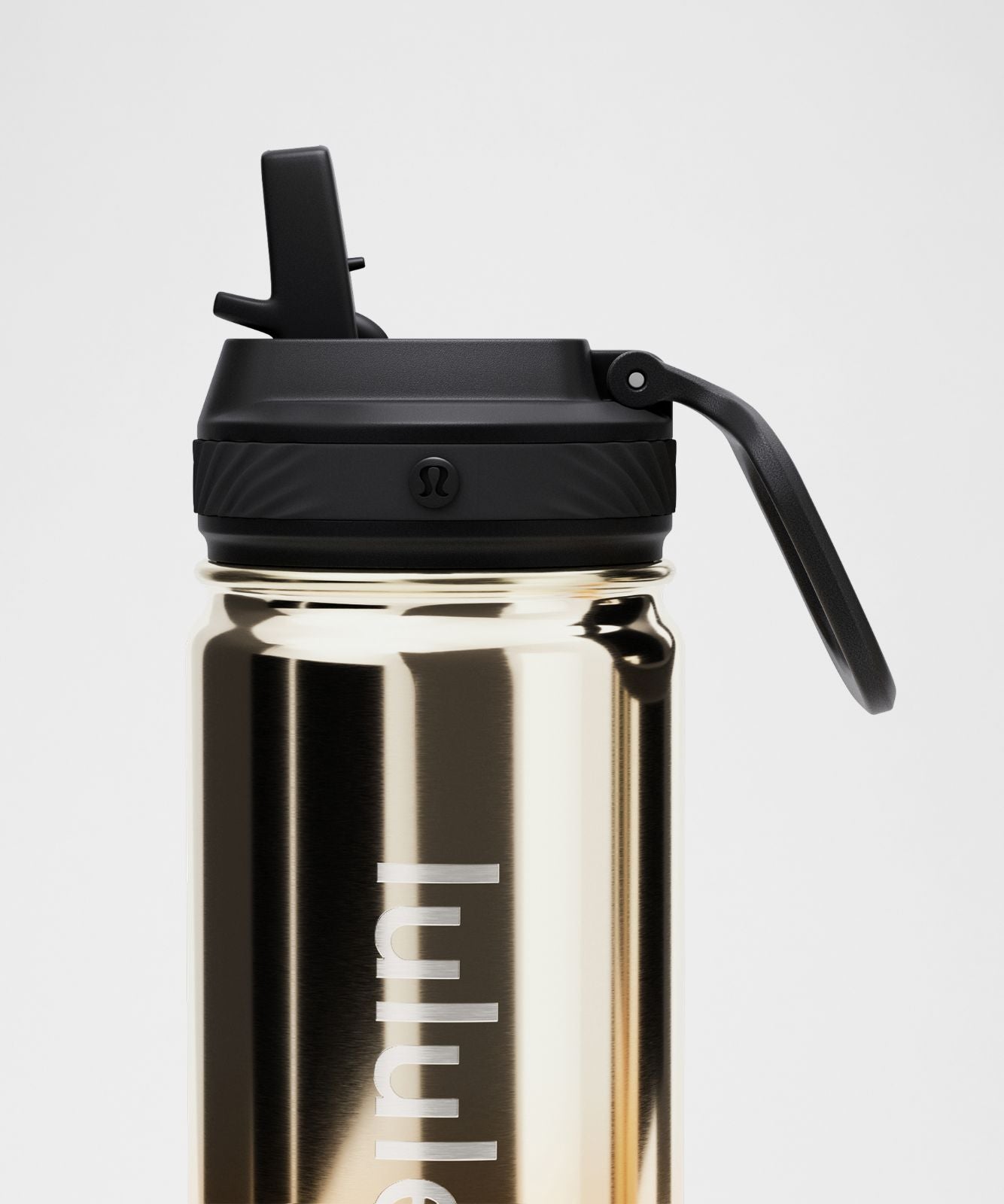 Back to Life Sport Bottle 18oz *Straw Lid Gold/Silver/Black