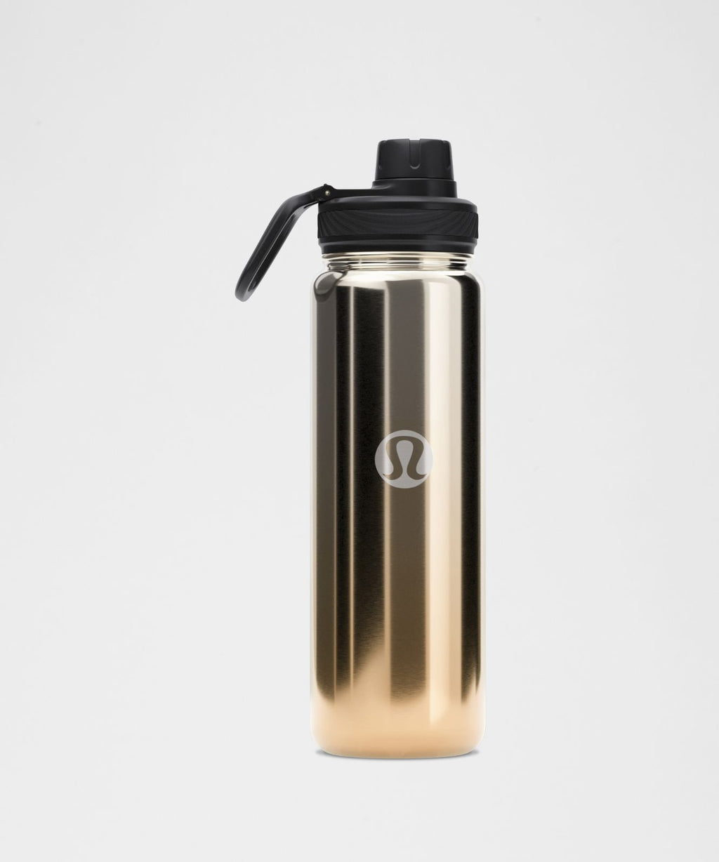 Back To Life Sport Bottle 24oz Gold/Silver/Black