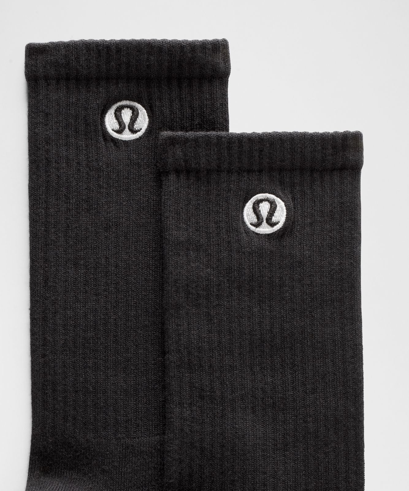 Unisex Daily Essential Crew Socks *3 Pack Black