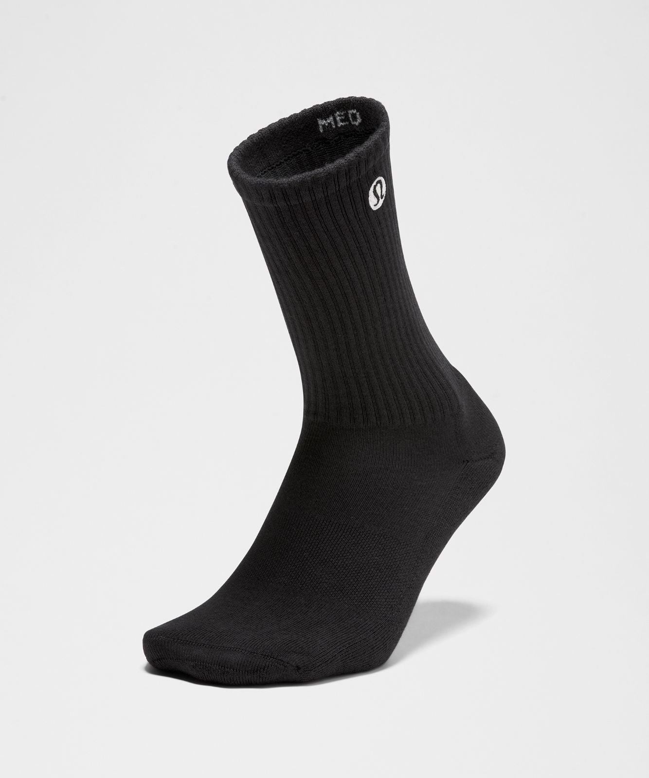 Unisex Daily Essential Crew Socks *3 Pack Black