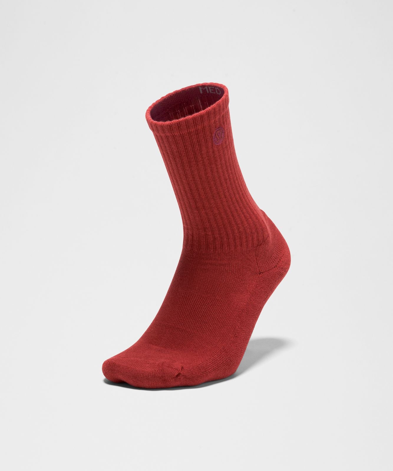 Unisex Daily Essential Crew Socks *3 Pack Rocket Red/Remixed Marine/Light Ivory