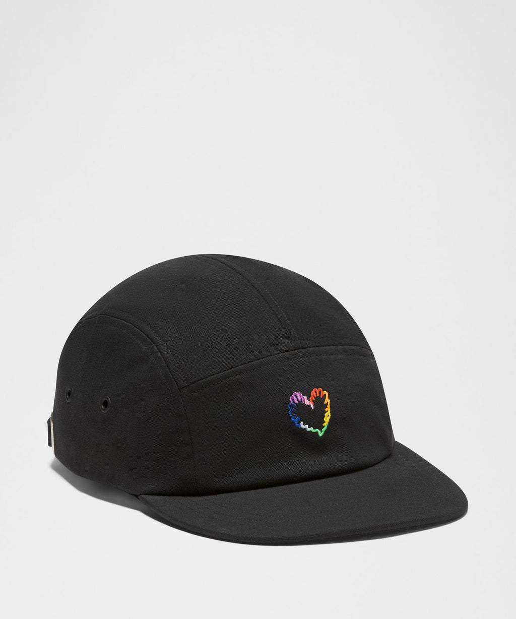 Five-Panel Hat *Pride Black