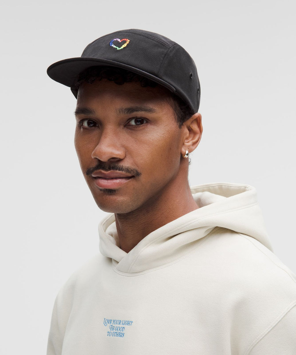 Five-Panel Hat *Pride Black