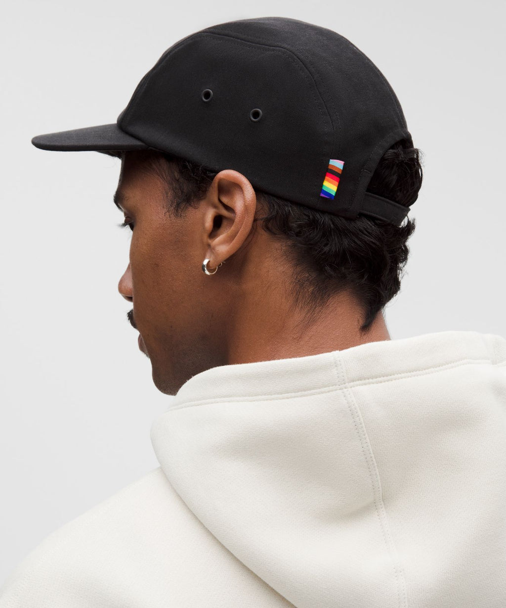 Five-Panel Hat *Pride Black