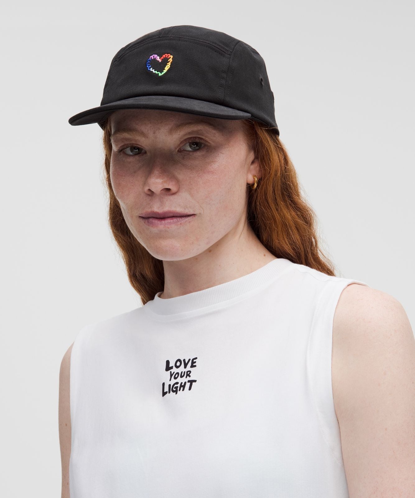 Five-Panel Hat *Pride Black