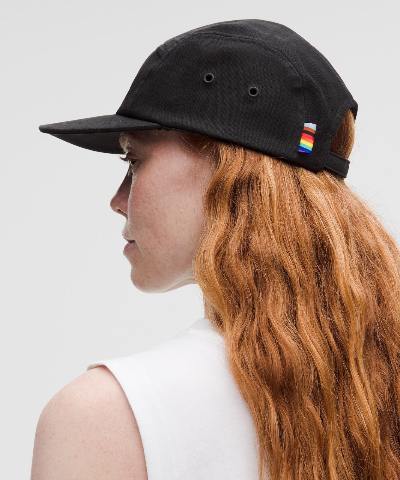 Five-Panel Hat *Pride Black