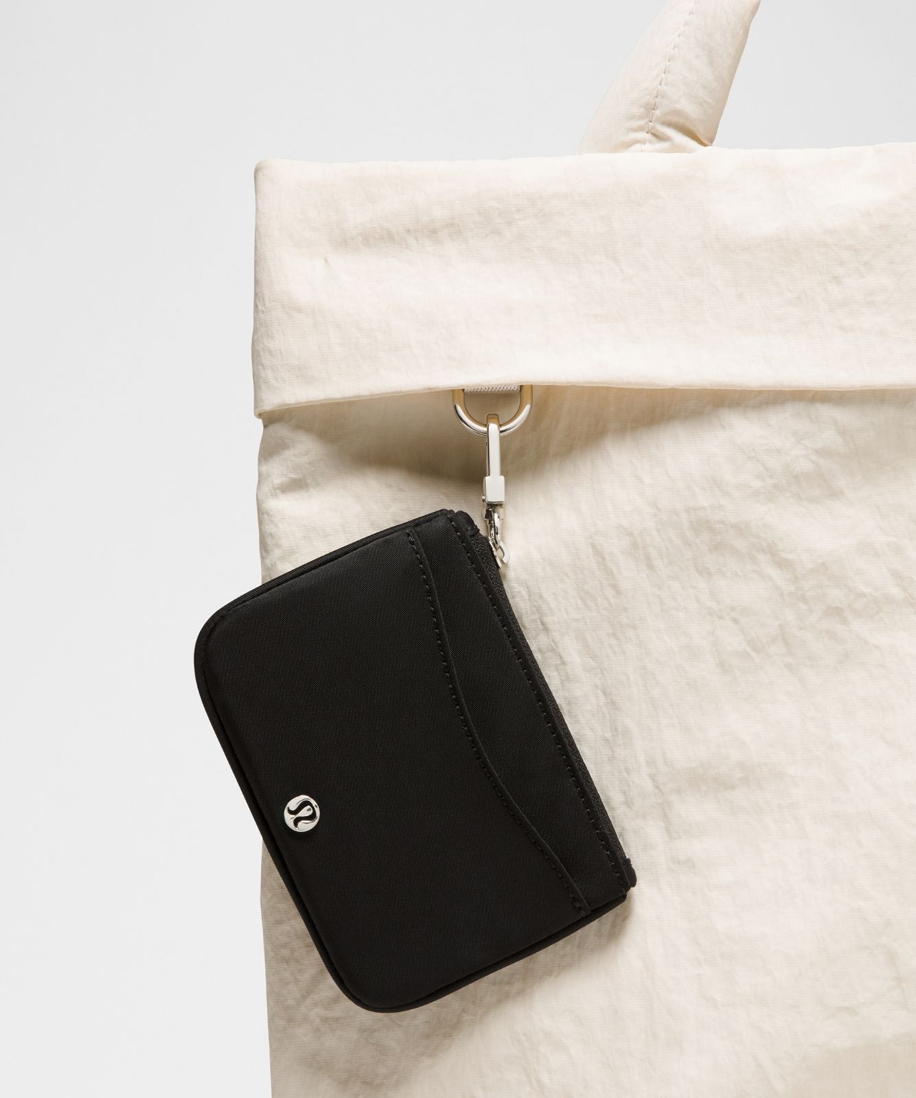 Clippable Card Holder Black/Silver
