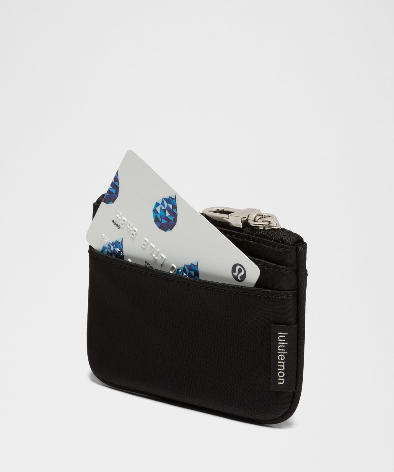 Clippable Card Holder Black/Silver