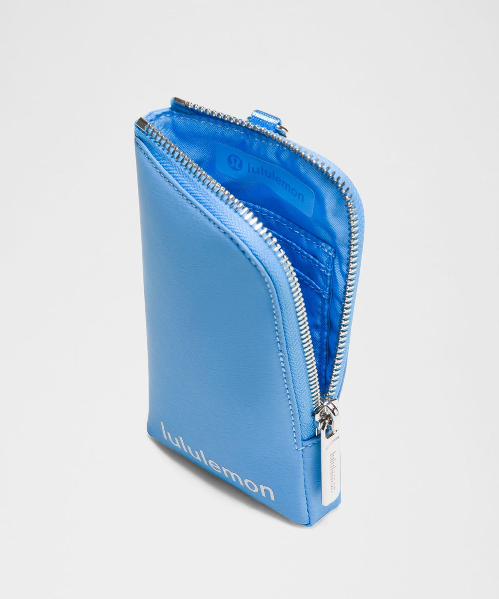 Dual Pouch Wristlet *Wallet Ocean Wave/Polo Pastel/Silver