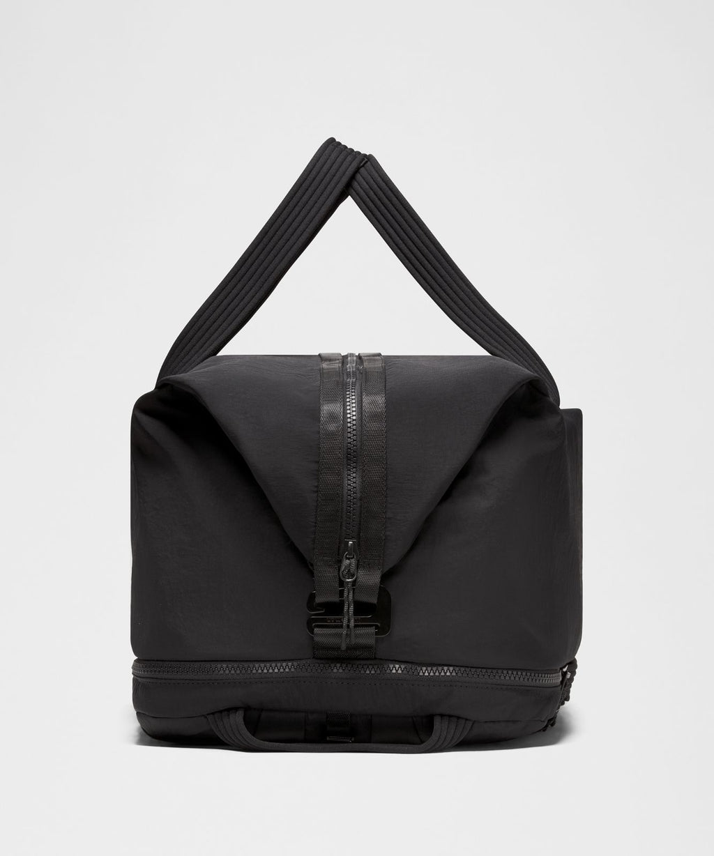 3-in-1 Gym Duffle Bag Large 35L Black/Onyx Grey