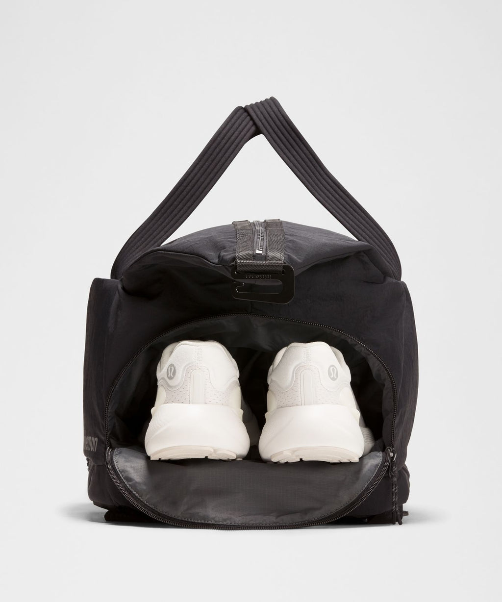3-in-1 Gym Duffle Bag Large 35L Black/Onyx Grey