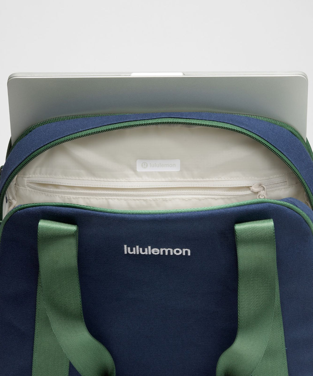 Small Racket Bag 16.5L Club Blue/Ivy Grove/White