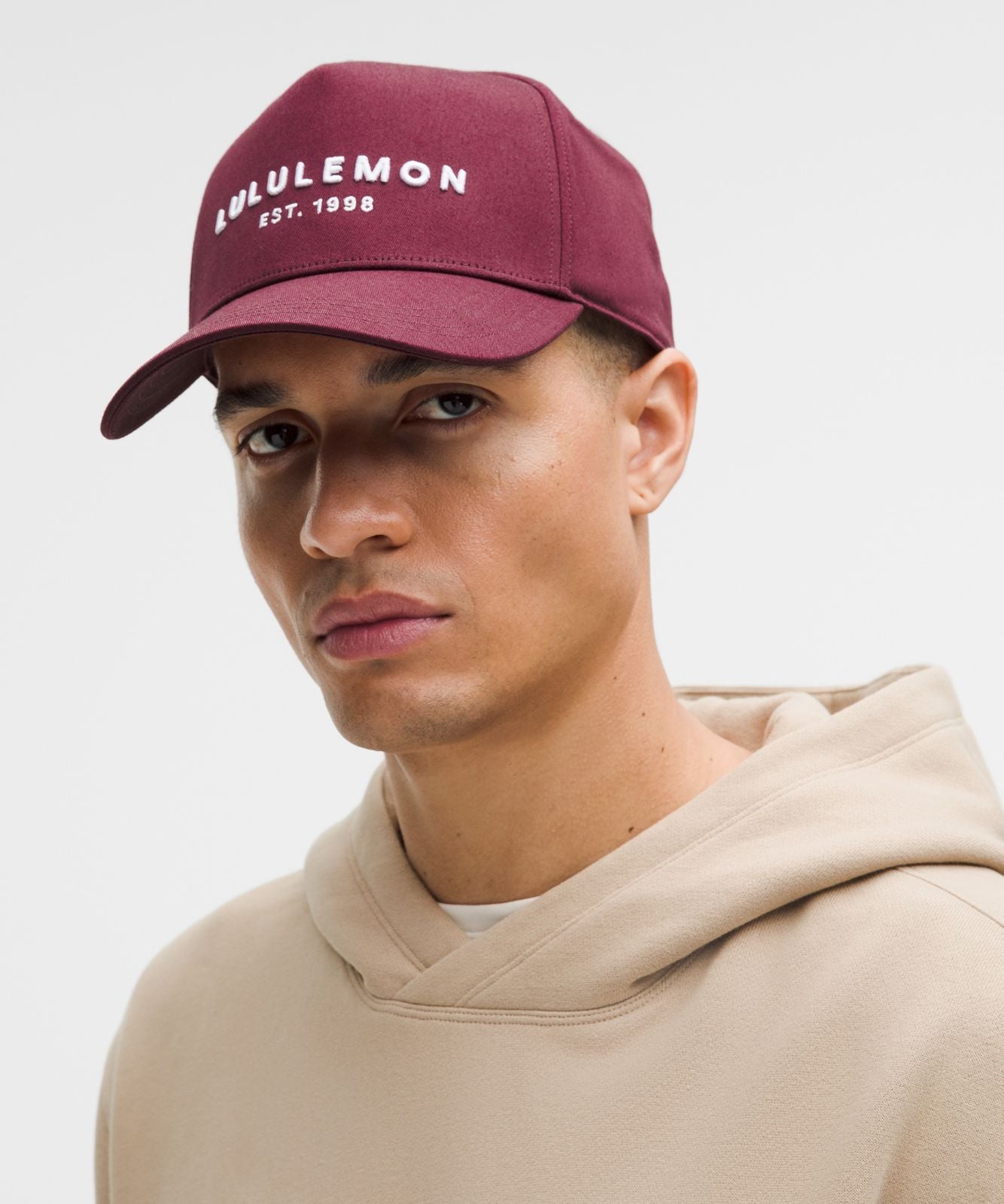 The All Days Snapback Burgundy Bay/White