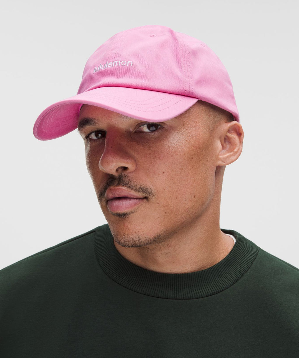 Classic Ball Cap *Wordmark Sweet Sorbet/White