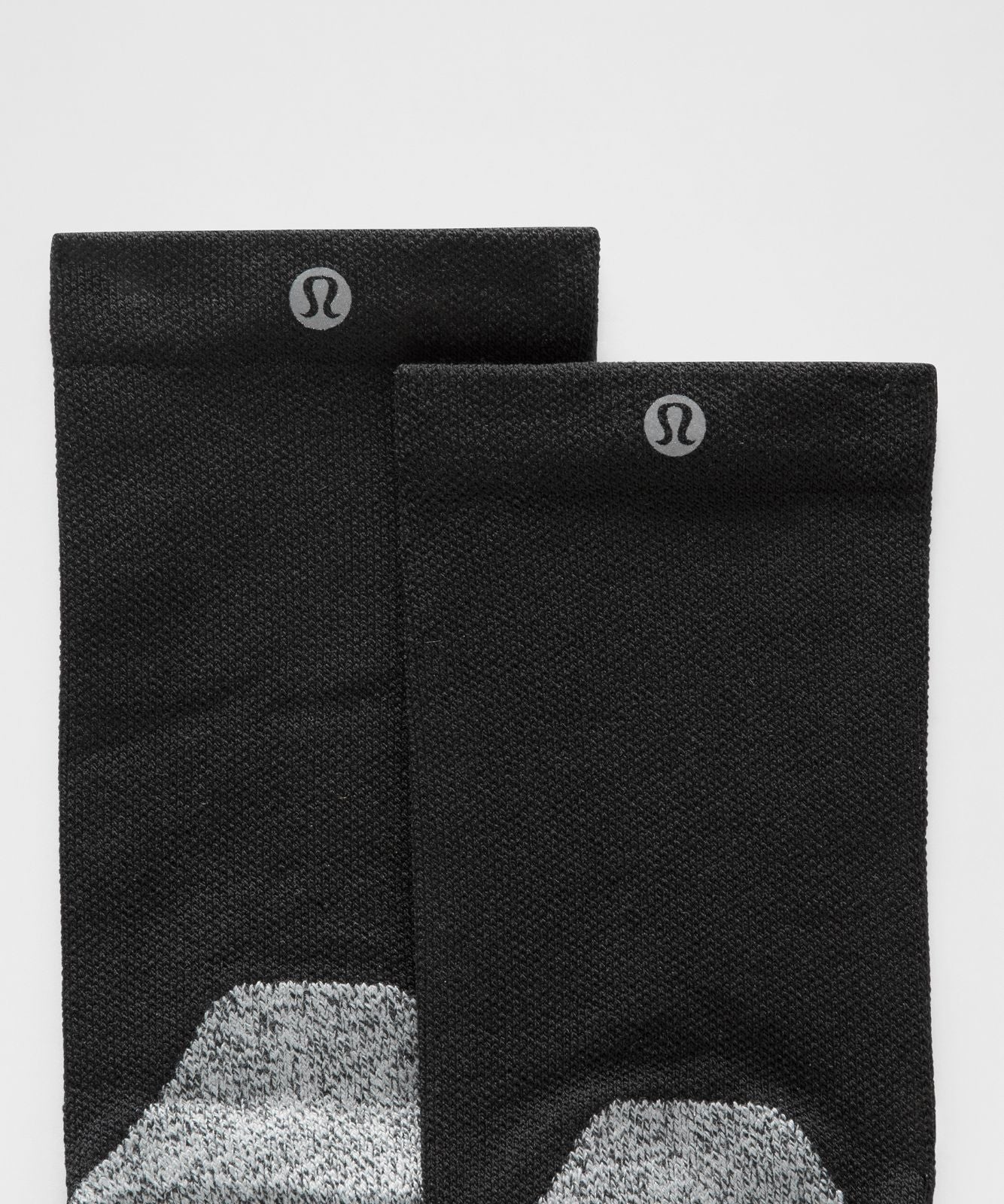 Unisex Power Stride Cushion Crew Socks Black