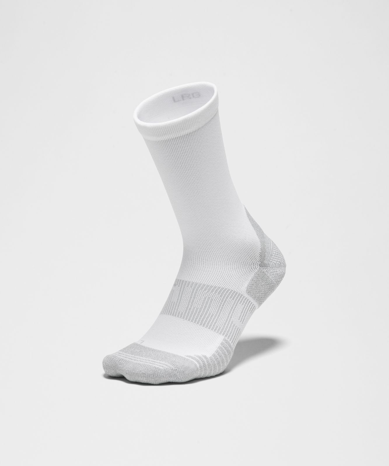 Unisex Power Stride Cushion Crew Socks White